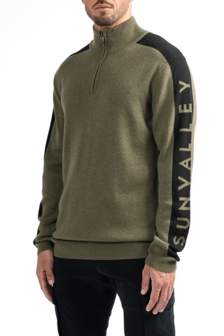 Wollen Trui Hack - Kaki