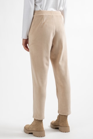 Velours Broek Hoge Taille Vodice - Beige