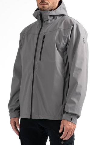 Jasje met Capuchon Softshell Dropp - Grijs