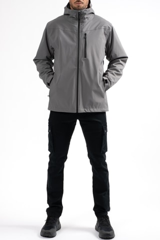 Jasje met Capuchon Softshell Dropp - Grijs