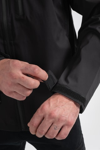 Jasje met Capuchon Softshell Dropp - Zwart