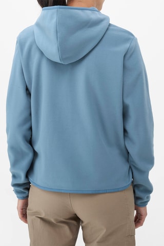 Fleece jasje met capuchon Cimaï - Hemelsblauw