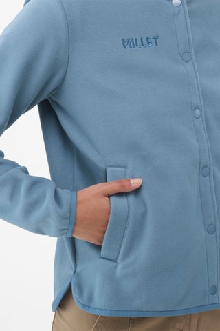 Fleece jasje met capuchon Cimaï - Hemelsblauw