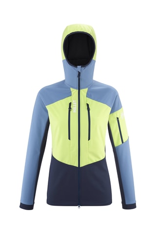 Jasje met capuchon White Shield- Marineblauw en groen