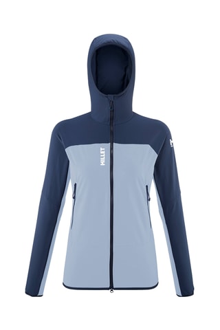 Jasje met capuchon Fusion- Hemelsblauw en Marineblauw