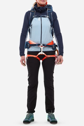 Jasje met capuchon Fusion- Hemelsblauw en Marineblauw