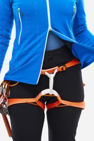 Fleece Jasje Fusion Grid - Felblauw 