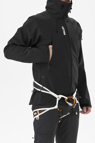 Softshell Jasje met Capuchon Absolute Shield - Zwart