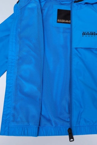 Windjack met Capuchon K A-Allori - Kobaltblauw