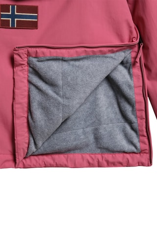 Windjack met Capuchon Rainforestwint Roze