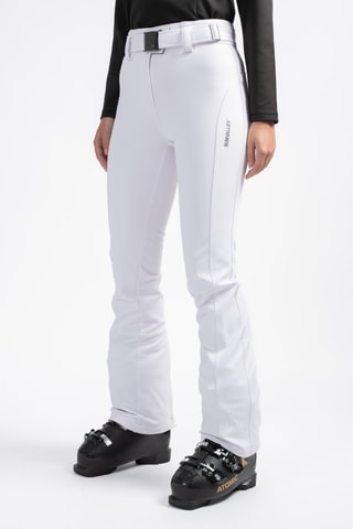 Skibroek Slim Fit Softshell Izalys - Wit