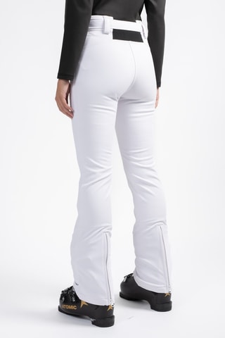 Skibroek Slim Fit Softshell Izalys - Wit