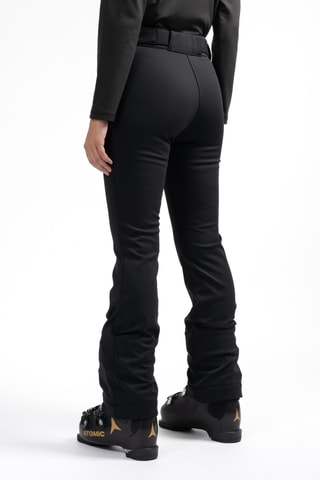 Skibroek Slim Fit Softshell Isoar - Zwart