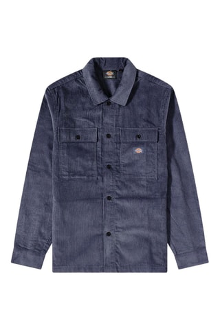 Velours Overhemd Higginson - Marineblauw - Dickies