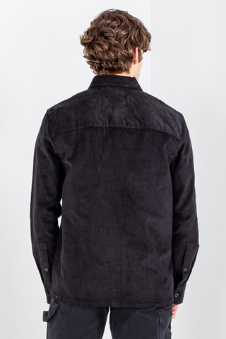 Velours Overhemd Higginson - Zwart - Dickies