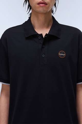 Polo E Badge - Zwart