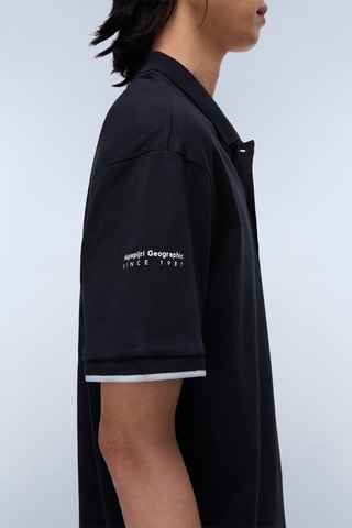 Polo E Badge - Zwart