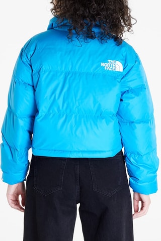 Gewatteerde Jas Nuptse - Turquoise