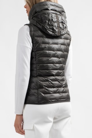 Bodywarmer met Capuchon Nyleta - Antraciet