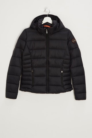 Gewatteerde Jas met Capuchon Alma - Zwart