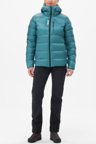 Gewatteerde Opvouwbare Jas met Capuchon Kamet - Lichtblauw