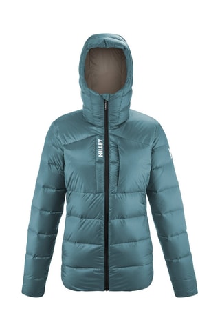 Gewatteerde Opvouwbare Jas met Capuchon Kamet - Lichtblauw