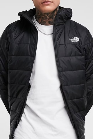 Gewatteerde Jas met Capuchon - Zwart