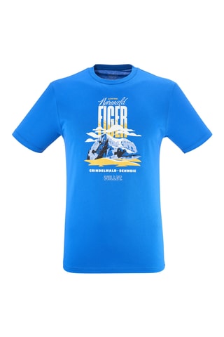 Biologisch Katoenen T-shirt Cimaï - Kobaltblauw