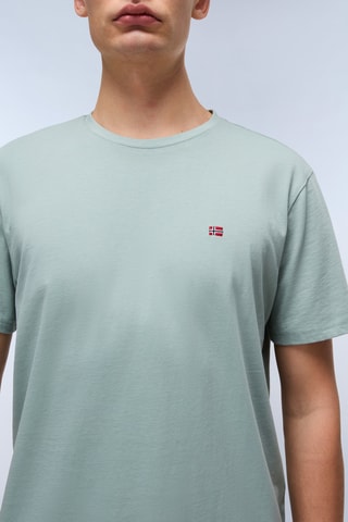 T-shirt Salis - Zeegroen
