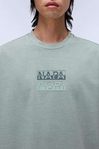 T-shirt S Cortona - Zeegroen