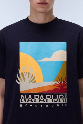 T-shirt S Arbia - Marineblauw
