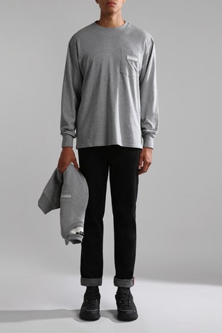 T-shirt S-Morgex Gemêleerd Grijs