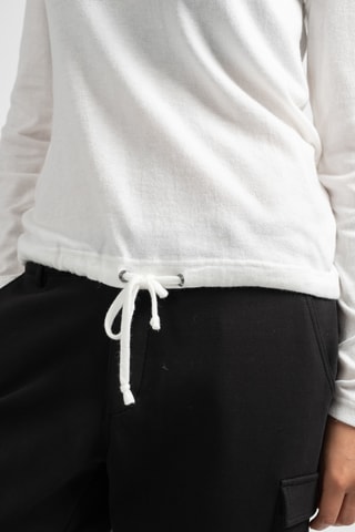 Sweater met Capuchon Dicedo - Ecru