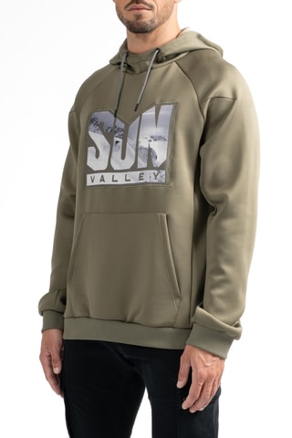 Fleece Sweater met Capuchon Lakos - Kaki