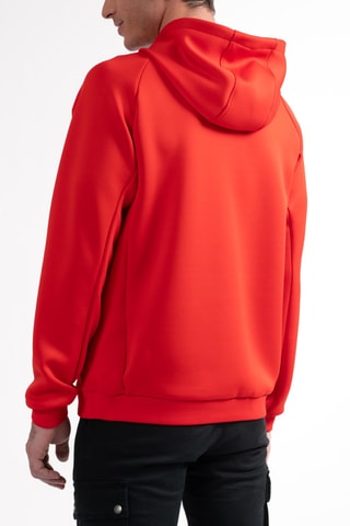 Fleece Sweater met Capuchon Lakos - Rood