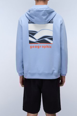 Sweater met Capuchon B Sovana - Hemelsblauw