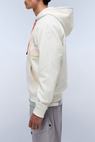 Sweater met Capuchon B Anghiari - Ecru