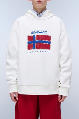 Sweater met Capuchon K B Sella - Wit