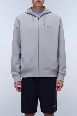 Sweater met Capuchon Balis - Lichtgrijs