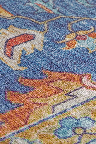 Tapis Velvet - Beige et bleu