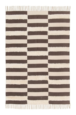 Tapis Java - Marron et crème