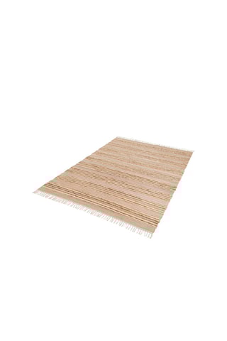 Tapis en laine Nina - Beige et rose