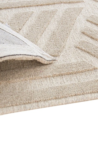 Tapis en laine Torano - Ivoire et beige