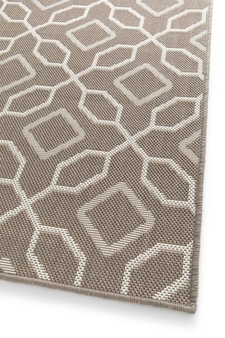 Tapis Duce - Marron et blanc
