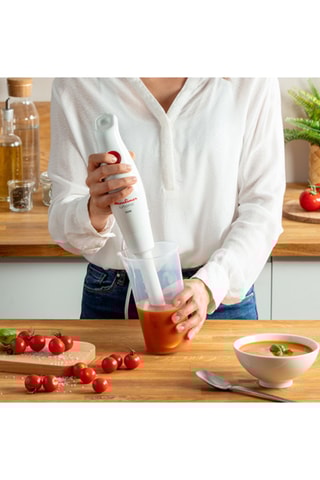 Staafmixer met Roestvrijstalen Lemmeten Turbomix - 800 ml - Wit