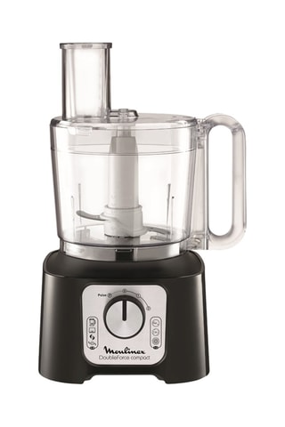 Multifunctionele Keukenmachine en Accessoires van Roestvrij Staal Double Force Compact - 3 l - Zwart