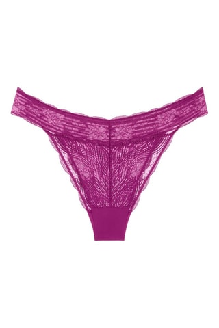 Tanga taille haute Triumph Lift Smart Highleg Brazilian  - Violet