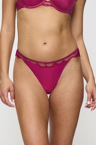 Tanga Crazy Stupid Love Highleg Tai - Violet