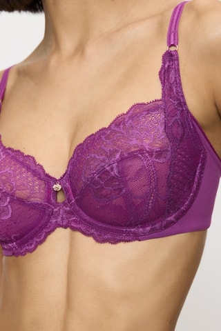 Soutien-gorge Wild Peony Florale - Violet
