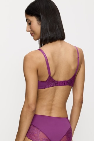 Soutien-gorge Wild Peony Florale - Violet